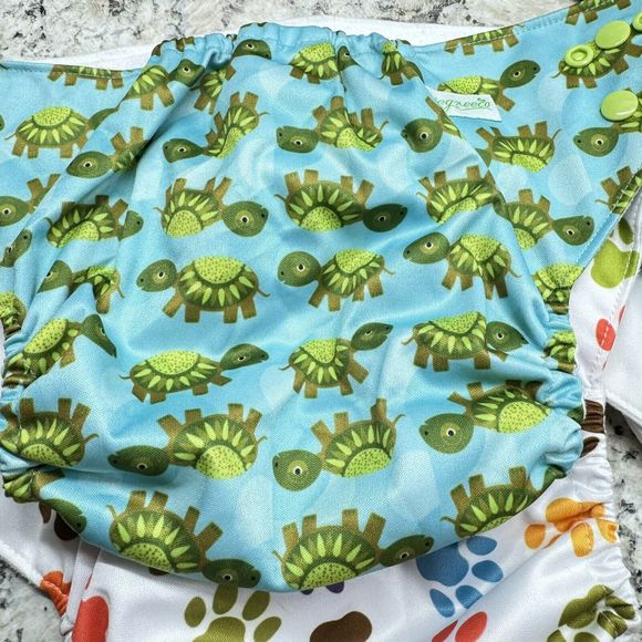 Wegreeco Cloth Diapers 6 Diapers 6 Inserts - Picture 6 of 13